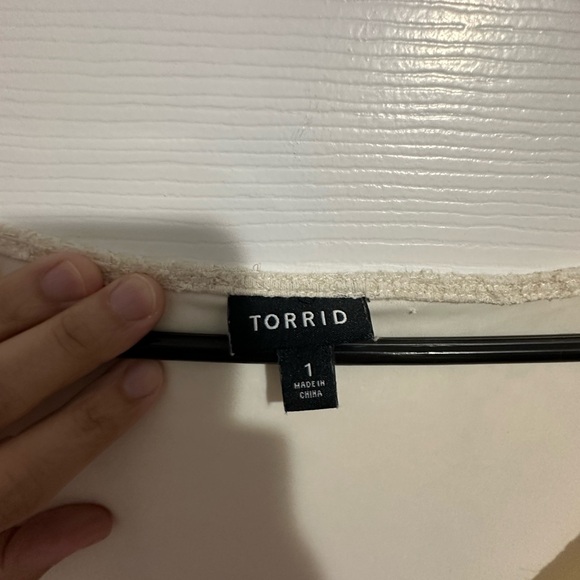 Torrid White Lace Skater Dress - Picture 2 of 6